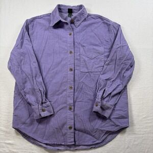 Women's Oversized Wild fable Purple Corduroy Shacket With Side Pockets! Size Xs
